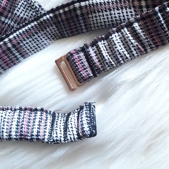 Victoria's Secret PINK Sexy Satin Plaid Bralette Size XS - Picture 6 of 8